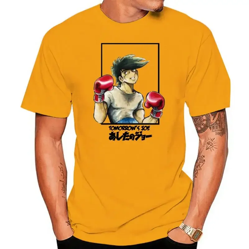 Camiseta de Anime Ashita no Joe para hombre, Camisa estampada, top