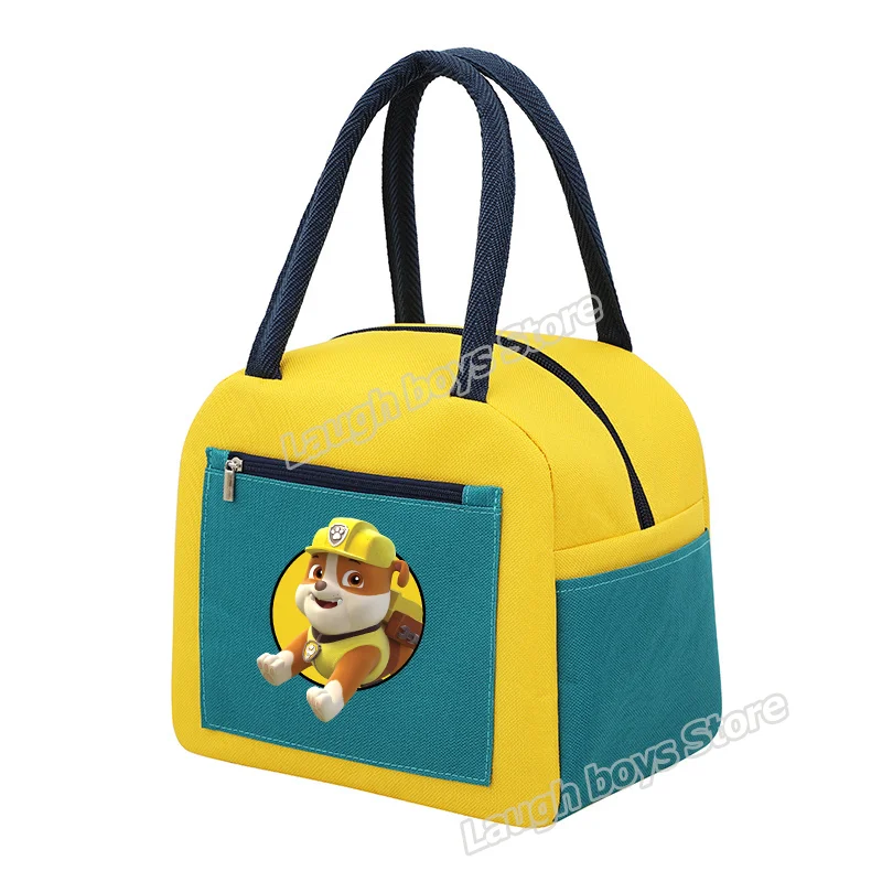 Paw Patrol Skye Lunch Bag Kids Thermal Cooler Bag Printed High Capacity Insulated Bag School Portable Lunch Box Picnic Tote Bags