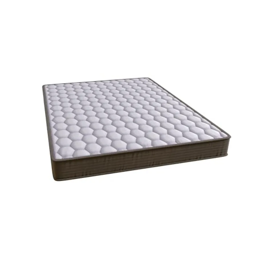 

Pure Firm Mattress with Bonnell Spring Coil System, Traditional Bed with High Density Foam Pillow Top, Motion Isolation, and Su