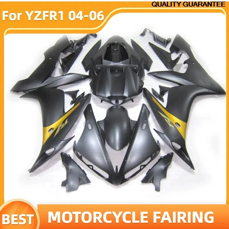 

YZFR1 2004 2005 2006 Painted Fairing Kit for YAMAHA YZF R1 YZF-R1 04 05 06 Street SportBike 100% Fit Prime Bodykit Matt Black