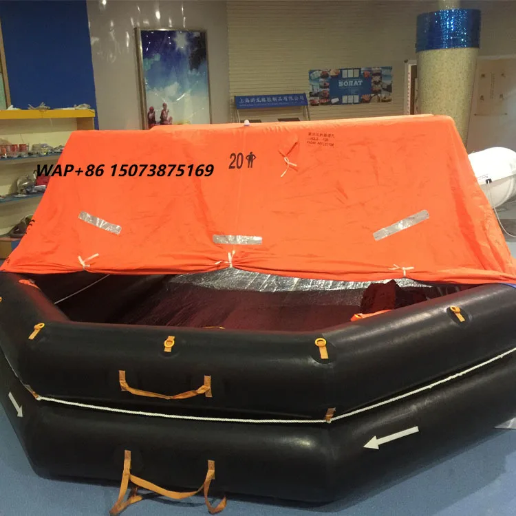 SOLAS Approved Throw Overboard Inflatable Liferaft Emergency Life Saving Equipment 6-35 Persons for All Kinds of Marine Vessels