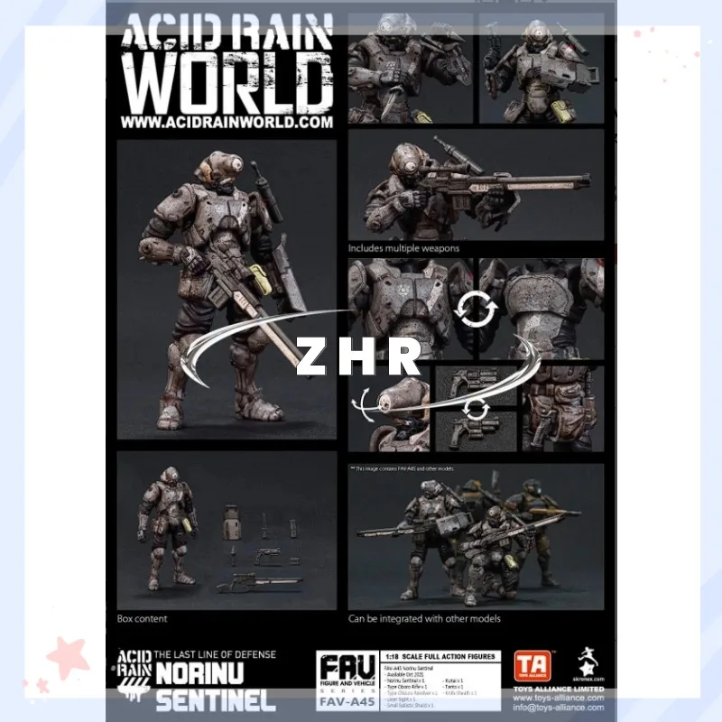 In Stock Acid Rain War FAV-A45 Norinu Sentinel Animation Model Action Figure Toy Collection Gift