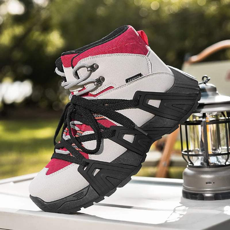 

Модная уличная походная обувь, мужские ботинки для пустыни, мужские тактические ботинки на нескользящей платформе, удобные износостойкие мужские ботинки для инструментов