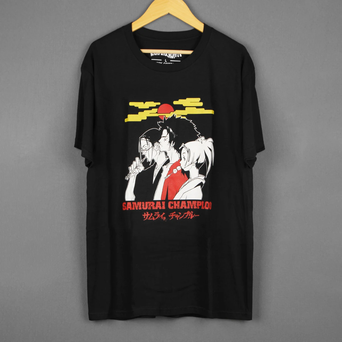 Samurai Champloo T-Shirt Japanese Anime Shinichiro Watanabe Cowboybebop Men Summer Cotton Tee Shirt