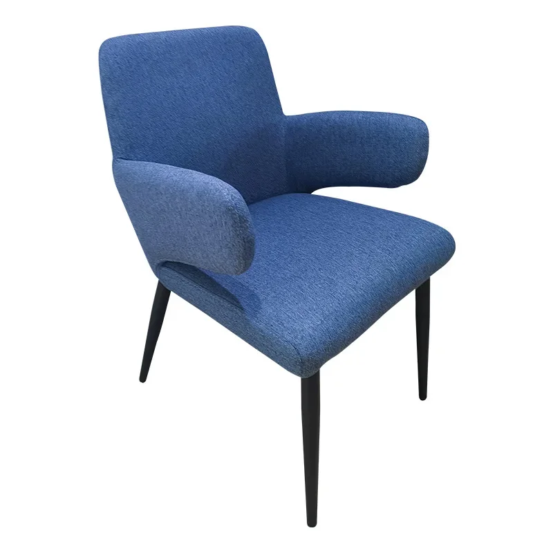 

Italian light luxury living room bedroom reading and writing learning backrest stool banquet hotel reception negotiation