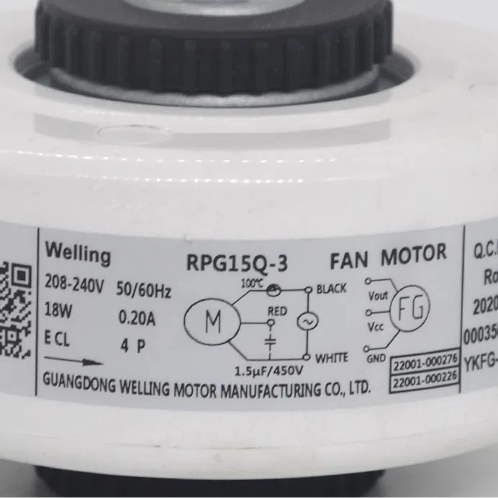 New RPG15Q-3 220-240V 50/60Hz 18W Indoor Unit AC Fan Motor For TCL Air Conditioner Conditioning Parts