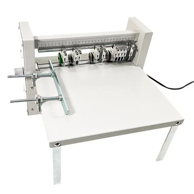 Desktop 400mm electric label cutting machine A4 indentation point line