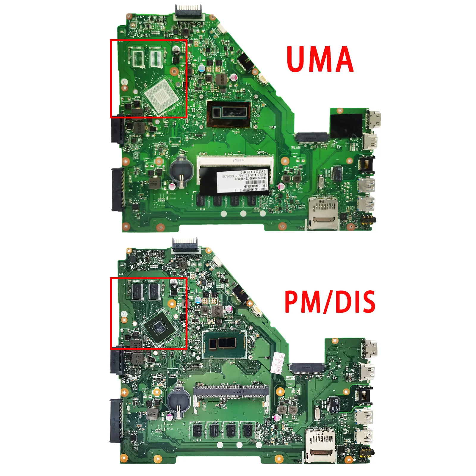 X550LD Mainboard For ASUS X550LN X550LC X550LF Y581L X552L R510L X550L X550LA Laptop Motherboard CPU i3 i5 i7 4th Gen 4G-RAM