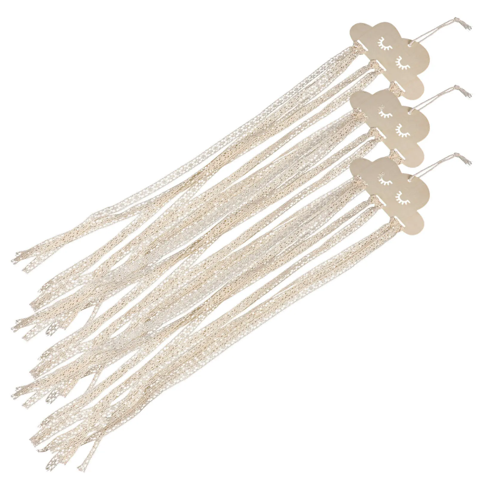 

Набор из 3 настенных органайзеров для заколок и бантов, держатель для повязок на голову, для хранения заколок, декор для дома, держатель для бантов для волос