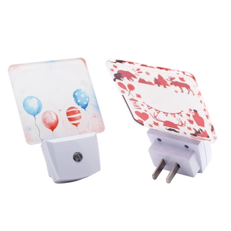 N7MD 1PC Acryl LED Licht Lampe Blank Intelligent Sensing Sublimation Ornament