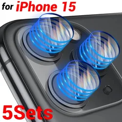 15PM Back Camera Tempered Glass Lens Protector Film for iPhone 15 15Plus 15Pro Max Clear Anti Scratch Protective Rear Lens Film