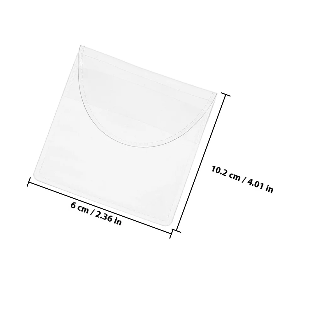 50 قطعة من حاملات الأكمام الشفافة للعملات المعدنية، واقي بلاستيكي شفاف لعملات التحدي التذكارية، عرض إغلاق آمن #3