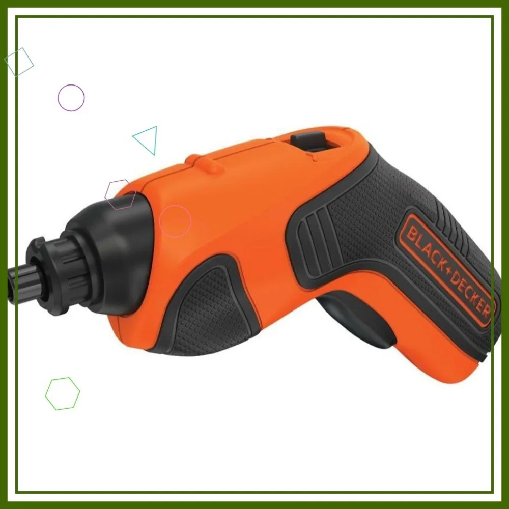 مفك براغي لاسلكي 4 فولت ماكس مع بطارية ليثيوم، تصميم مدمج للمساحات الضيقة، أداة طاقة 180 دورة في الدقيقة