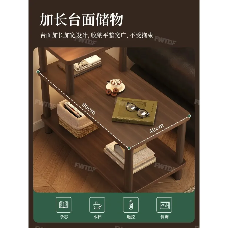 Living Room, Side Cabinet Next To The Home Sofa, Rectangular Small Coffee Tablex8