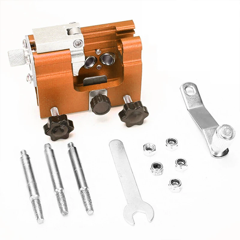 Portable Chainsaw Sharpener Clamp Hand Chain Grinder with Three Grinding Rods For All Kinds Of Chain And Electric Saws