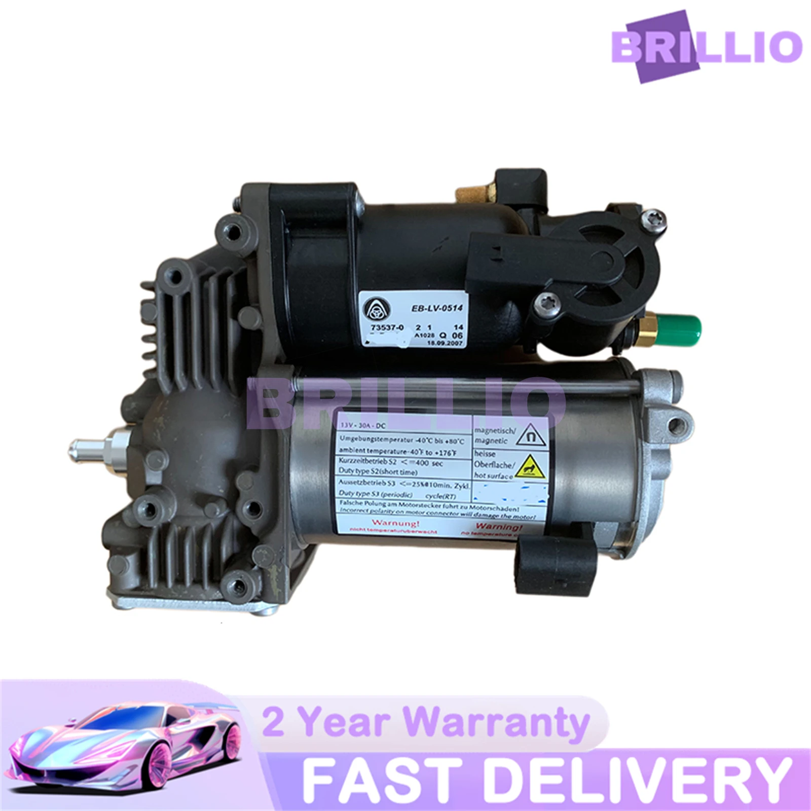 

Air Suspension Compressor Pump LR095838 For Range Rover Sport Discovery 5 Range Rover Velar New Defender Jaguar I Pace