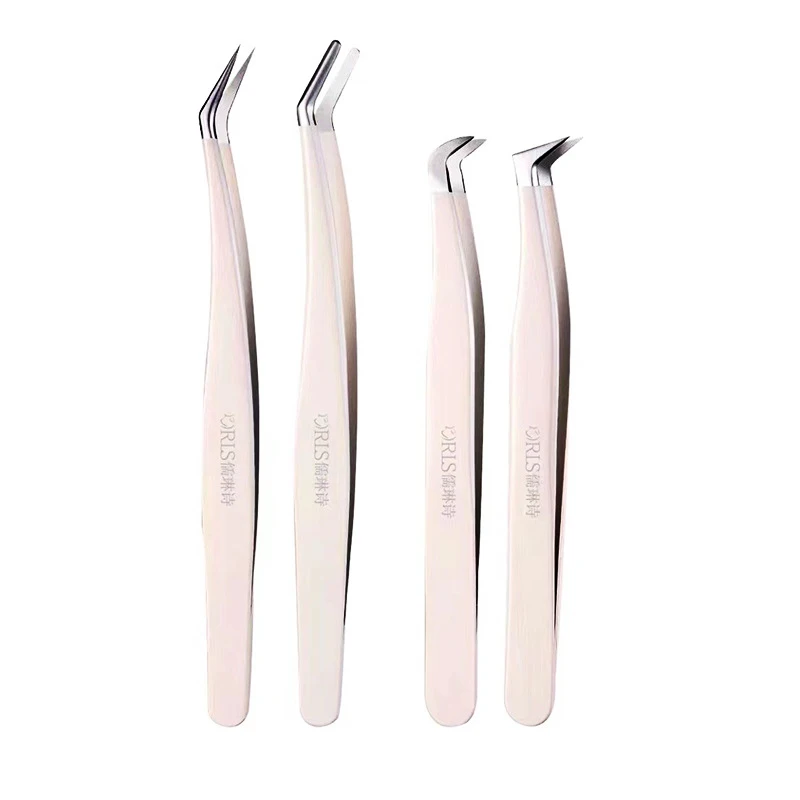 1pcs Lash Tweezers False Eyelash Extension Clip Pliers Eyebrow Tweezers For Hair Nail Art Soldering Lash Tongs Makeup Tools