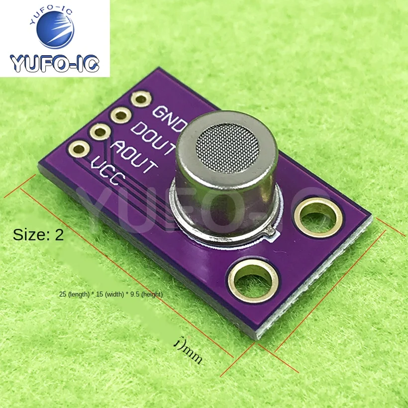 Free Ship 2pcs cjmcu-MS1100 1100 VOC Formaldehyde Benzene Concentration Gas Sensor Gas Detection Monitoring Module