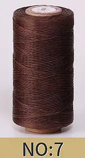 Leder Handwerk DIY Projekt 150d Leder Nähen Polyester Flach wachs Schnur Durchmesser 0,8mm 50 Meter