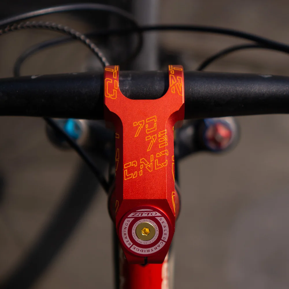 ZTTO MTB XC Racing 17 Grad 25 Aerodynamik-Vorbau 7075 Aluminium CNC-gefertigt, negativer Winkel, leicht, 31,8 mm – Detail 1
