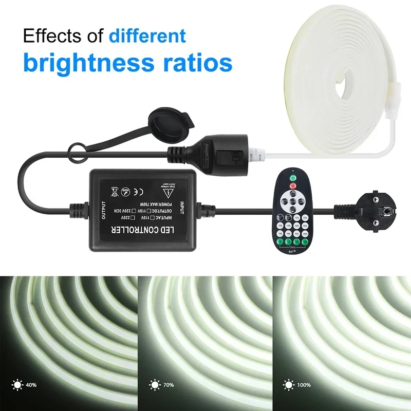 750W LED Dimmable Controller AC 110V 220V 230V 240V Dimming 23Keys Remote EU US UK AU Kit LED Strip Bulbs String Christmas Party