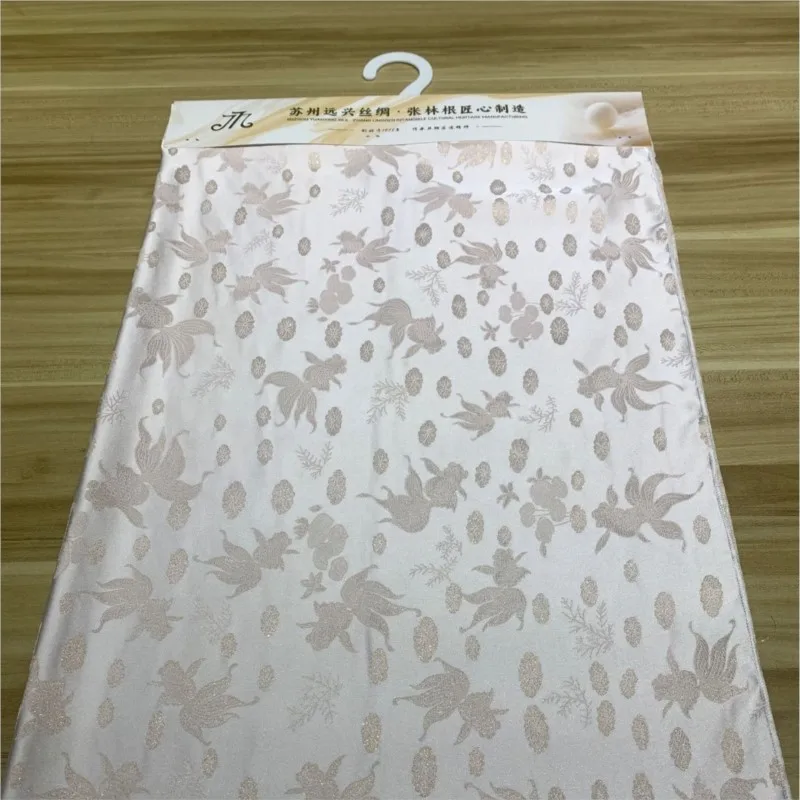 New Chinese-style Hanfu and cheongsam fabric made of pure silk white body width