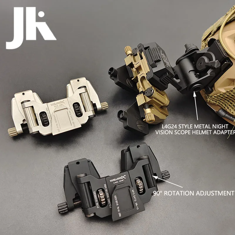 SOTAC Binocular Bridge NVG Mount System, Tactical Helmet Accessories, Made of CNC Aluminum  For L4G24 Mounting Fast Helmet