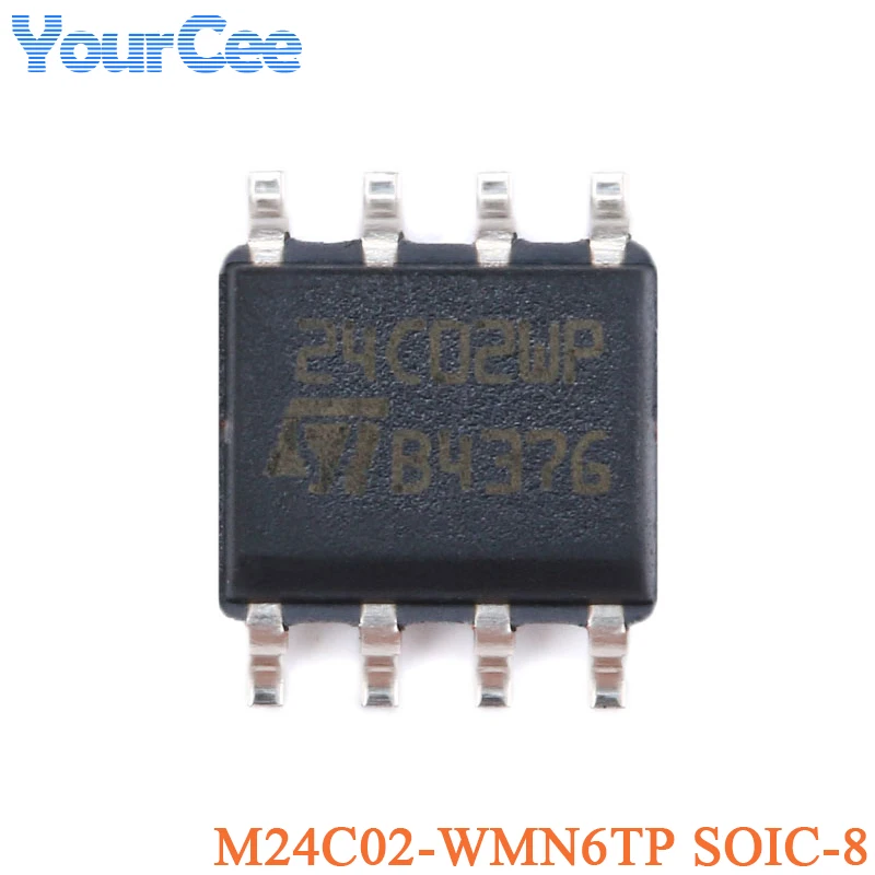 20pcs/5Pcs M24C02-WMN6TP M24C02 SOIC-8 Chip EEPROMs Serial I2C IIC Interface M24C02-RMN6TP M24C02-RDW6TP M24C02-FMN6TP -WDW6TP