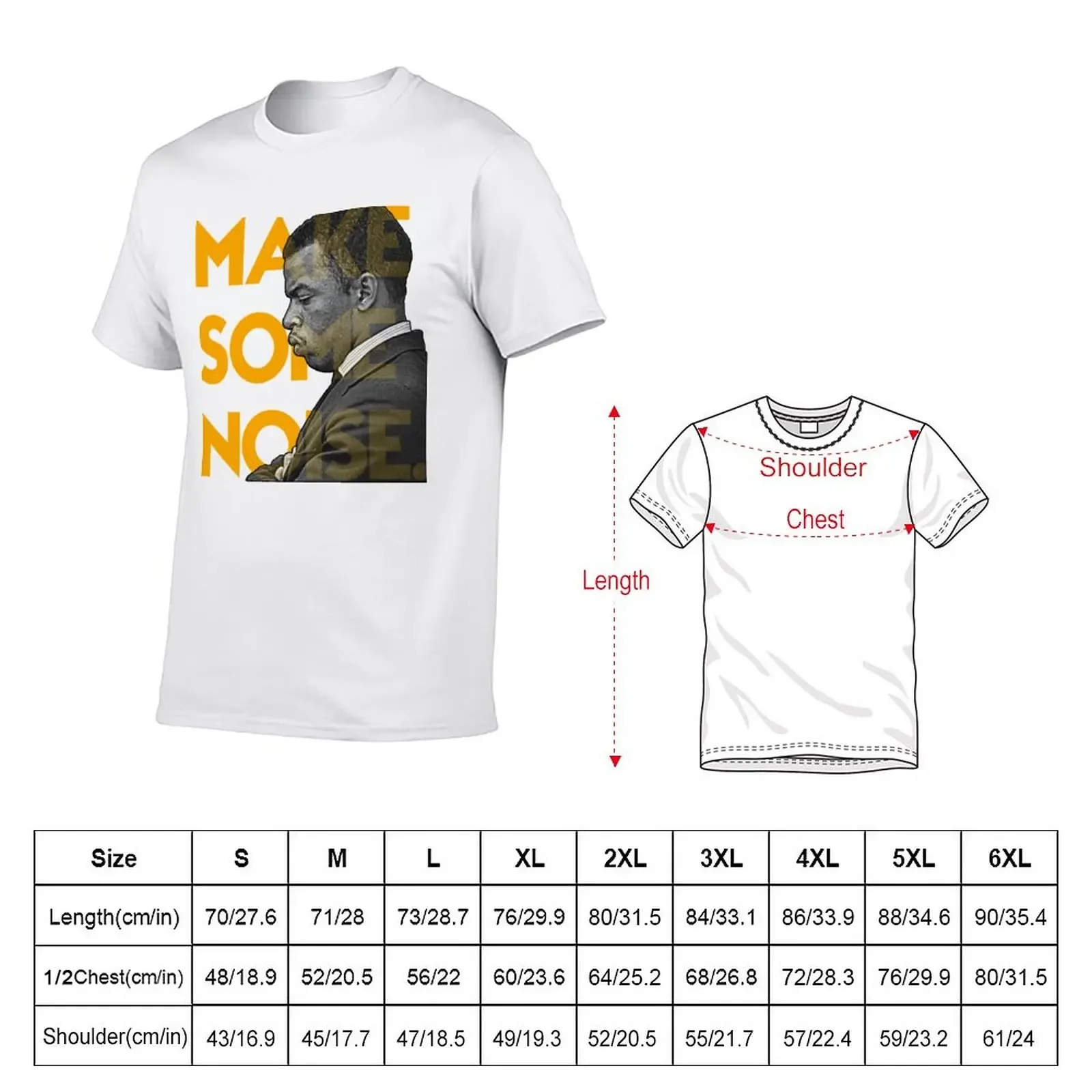 John Lewis // Make Some Noise Good Trouble FanArt T-Shirt shirts graphic tees sublime T-shirt men