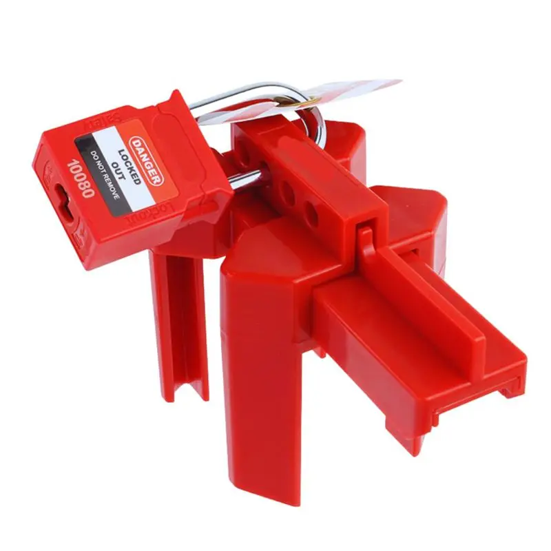 DT17 Faucet Locks Outdoor Ball Valve Lockout with Padlock for 1/2in-2-1/2in Pipe Spigot Lock Hose Bib Lock