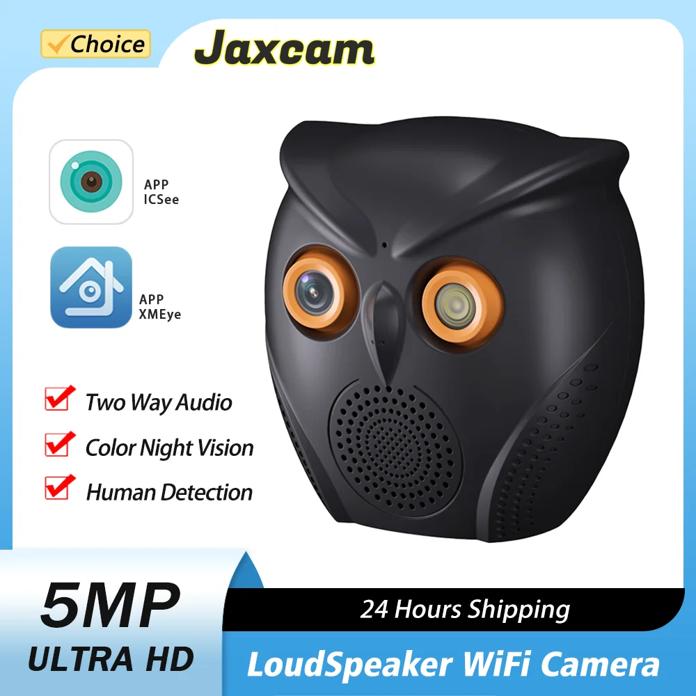 

iCSee 5MP HD WIFI Camera loudspeaker security protection Wireless Color Night Vision Surveillance Camera Indoor monitor IP Cam