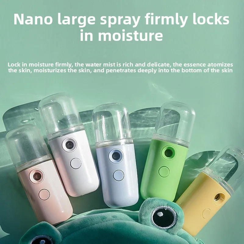 Moisturizing and Hydrating Spray Bottle Nano Ultra-fine Mist Makeup Beauty Charging Humidifier Sprayer