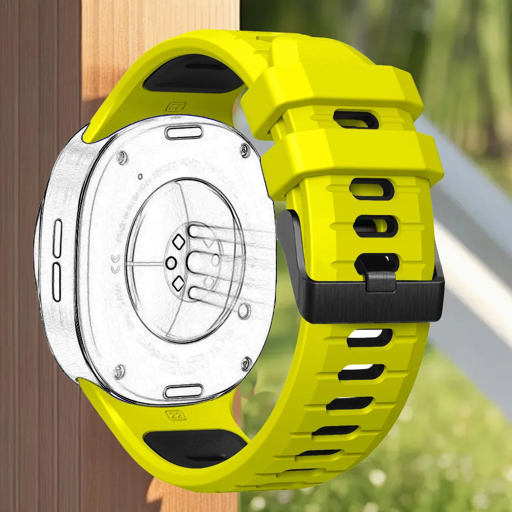 لسامسونج غالاكسي ساعة 8 40/44 مللي متر 8 الكلاسيكية 46 مللي متر سيليكون استبدال حزام الساعات للرجال المرأة عادية Smartwatch اكسسوارات #6