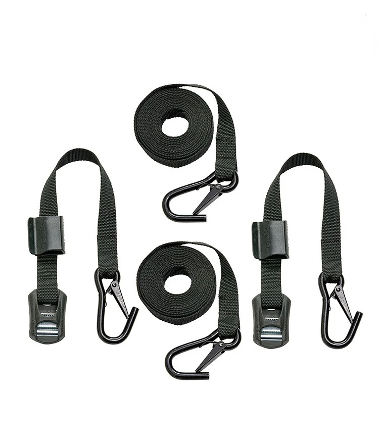 Heavy Load Hook Strap Ratchet Tie down with Car Modification HD Heavy Load Cross Bar Platform Accessories Ladder Cargo Strap