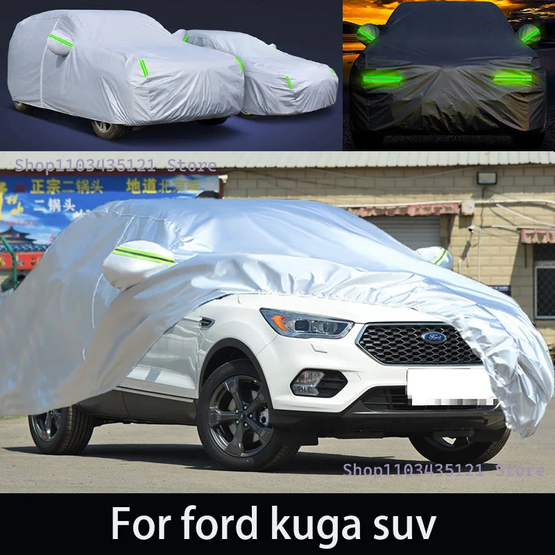 

For ford kuga suv Outdoor Protection Full Car Covers Snow Cover Sunshade Waterproof Dustproof Exterior Car accessories