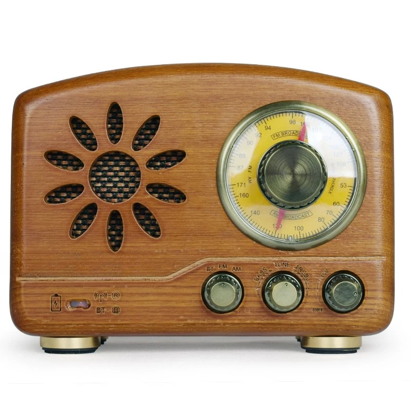 Vintage radio New retro nostalgic portable rechargeable elderly small bluetooth audio player