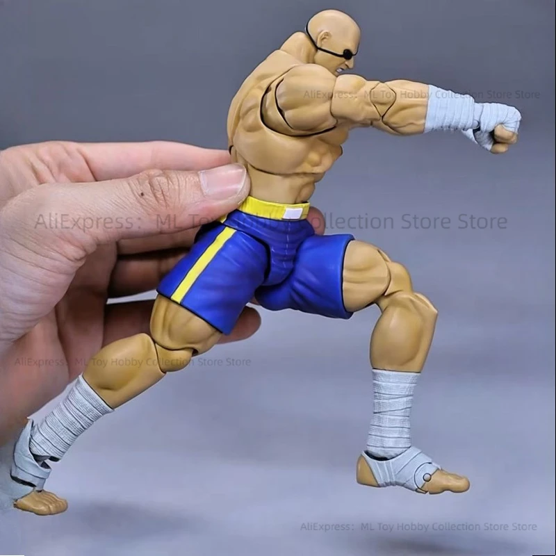 متوفر في المخزون ألعاب العاصفة St Street Fighter 1/12 Victor Sagat Fan Hobbies شخصيات الحركة مجموعة ألعاب الهدايا
