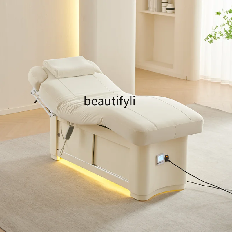 Electric Beauty Bed Beauty Salon Special Eyelash Ear Cleaning Tattoo Embroidery Electric Lifting Massage Couch Advanced