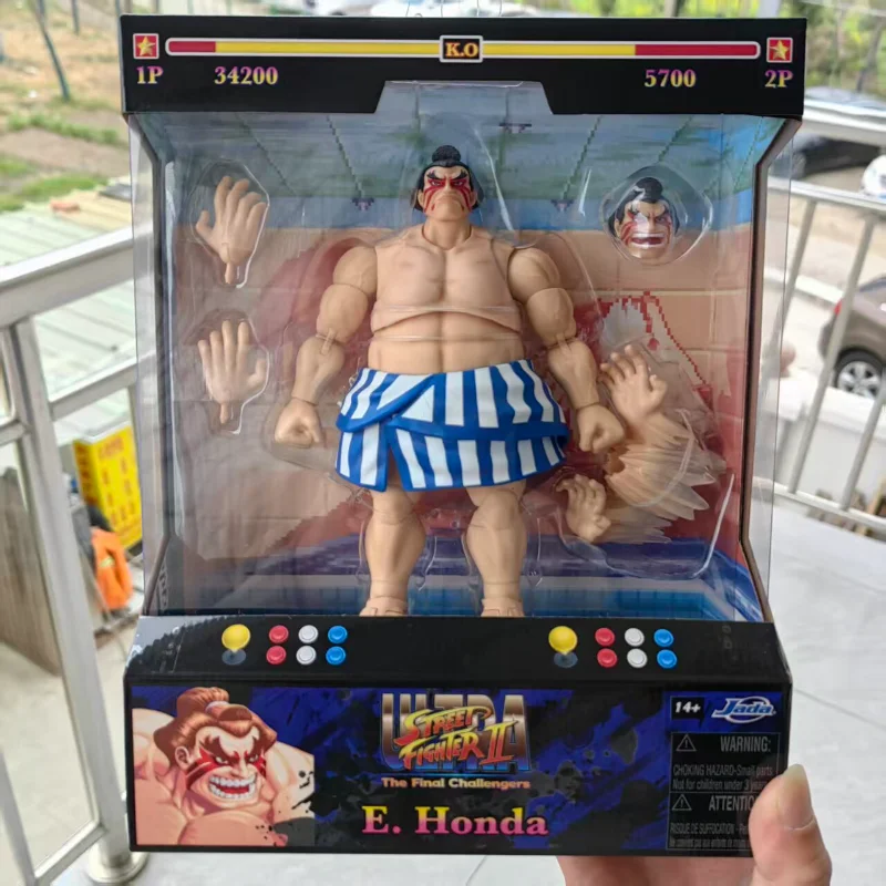 

【In Stock】JD35740 Street Fighter 2 Edmund 1/12 Sumo Honda Street Fighter 6inch Action Figure Anime Model Toy Collection Gift
