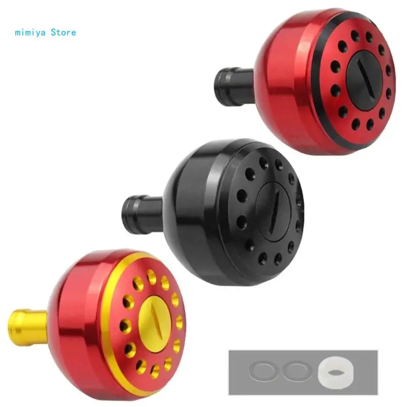 pipi Fishing Reels Handle Power Knob Metal Baits Casting Reels Handle Knob Fishing Reels Handle Modification Power Knob Enduring