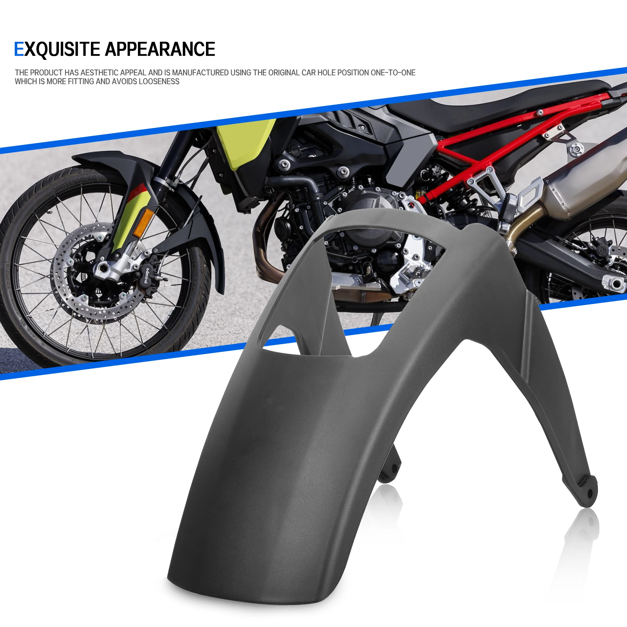Motorcycle F900GS Accessorie ABS Front Mudguard Fender Rear Extender Extension For BMW F900GS F 900 GS Adventure 2024-2026
