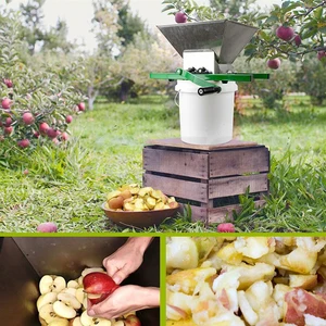 7L الفولاذ المقاوم للصدأ خلاط يدوي مطحنة العنب والتفاح المنزل الفاكهة الخضار تقطيع اليد بخاخ الفاكهة الصلبة أفضل 8 ماكينة تقطيع خشب مستعملة مبيعا للبيع - No2