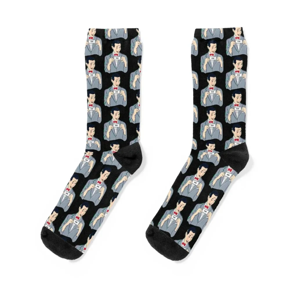 

Peewee Herman Socks floor heated Stockings compression Socks For Girls Men's