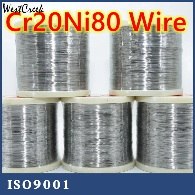 WESTCREEK 1 Roll 1kg Cutting Foam Resistance Wires Cr20Ni80 Heating Wire 0.1mm-4.0mm Nichrome Wire Industry Supplies