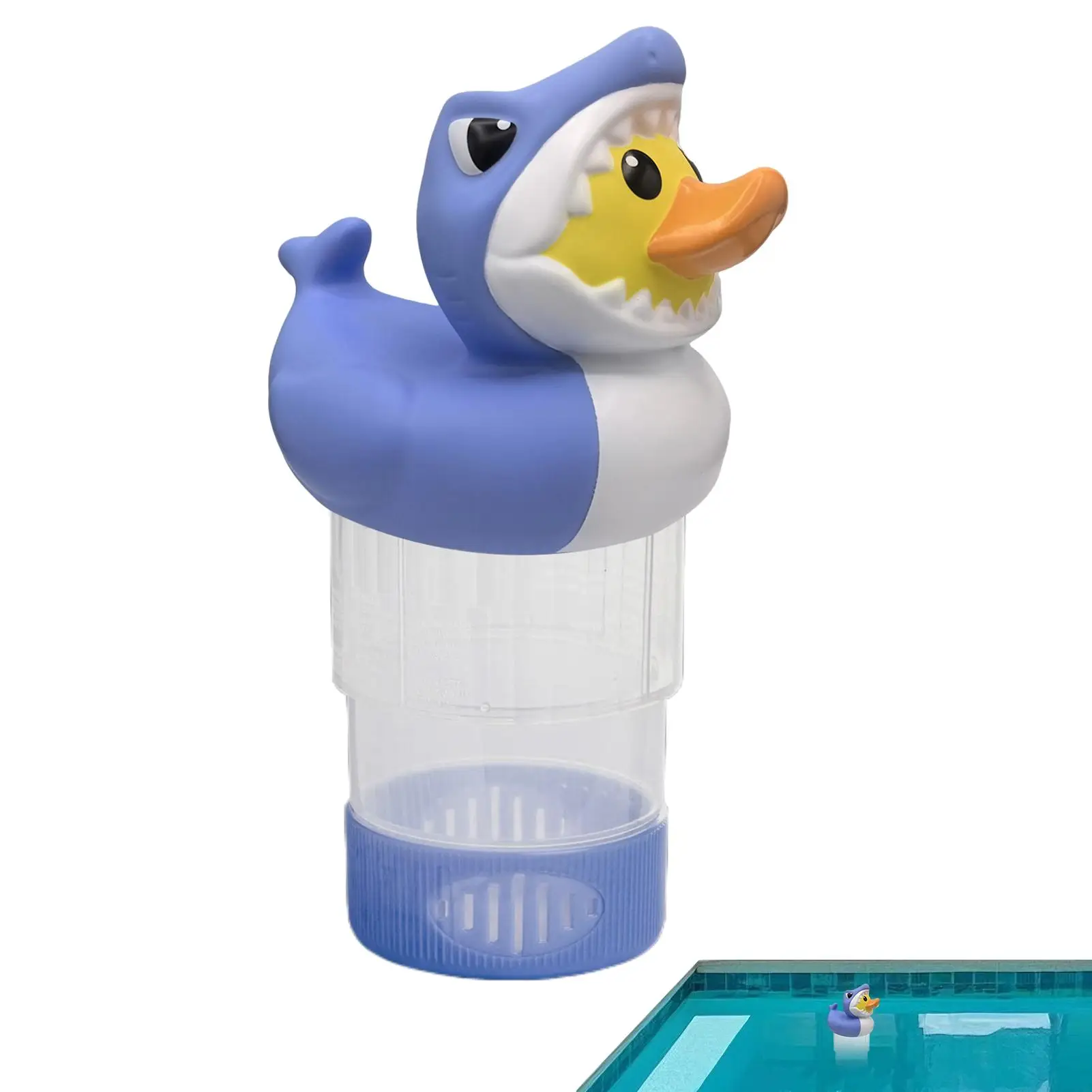 Flotador de tabletas de cloro, dispensador de cloro flotante inteligente para piscina, dispensador de filtro de clorador de gran capacidad con ahorro de energía