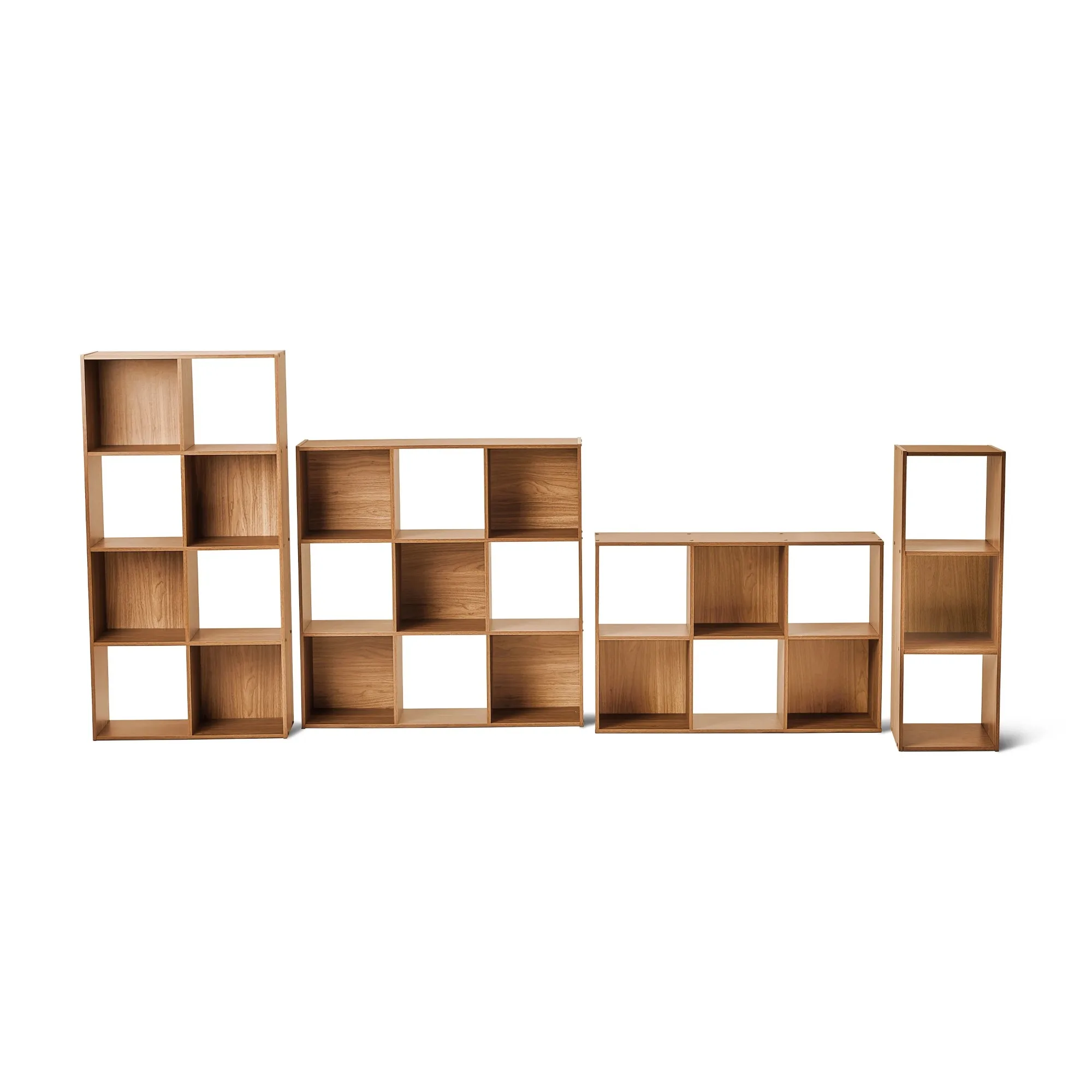 منظم تخزين 3 مكعبات، جوز دافئ، سهل التجميع #6