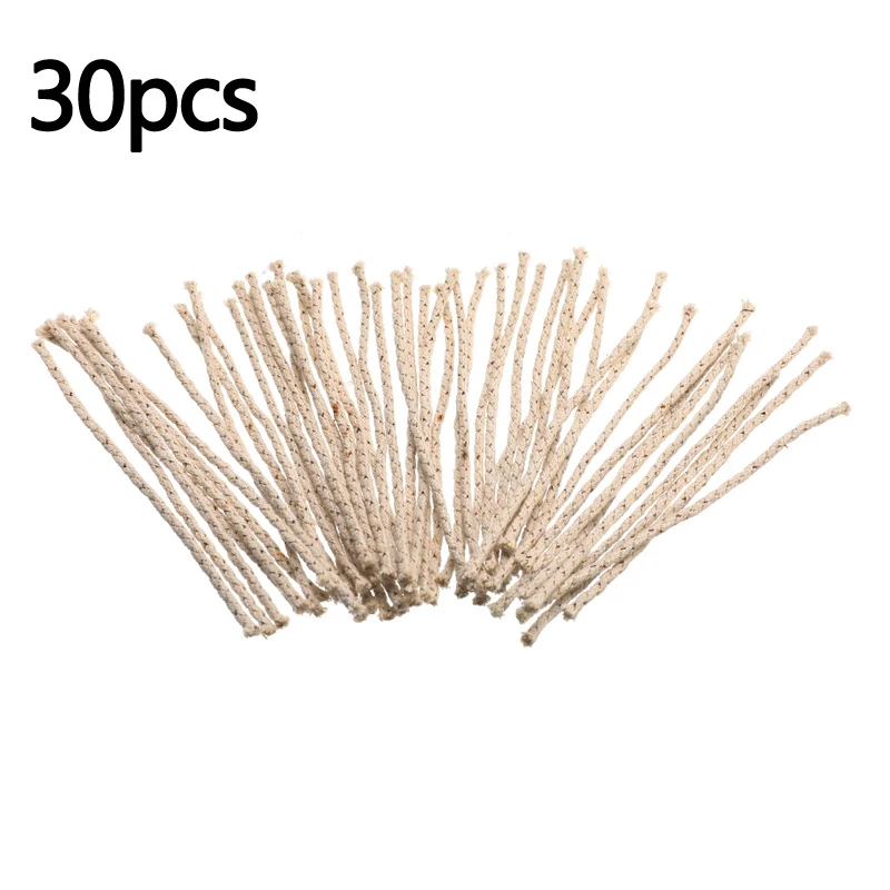 30pcs Copper Wire Cotton Core Wicks For Zippo Zorro Kerosene Oil Petrol Lighter Universal Replacement Repair Upgrade Accessories