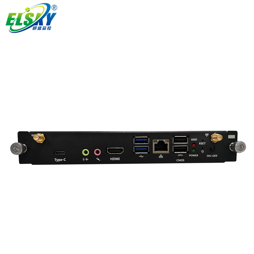 New ELSKY Hot Sale OPS-10U Support Core I7 DDR4 16G DC12V DP Optional RJ45 USB3.1 with Win 10 Mini Pc Ubuntu Linux