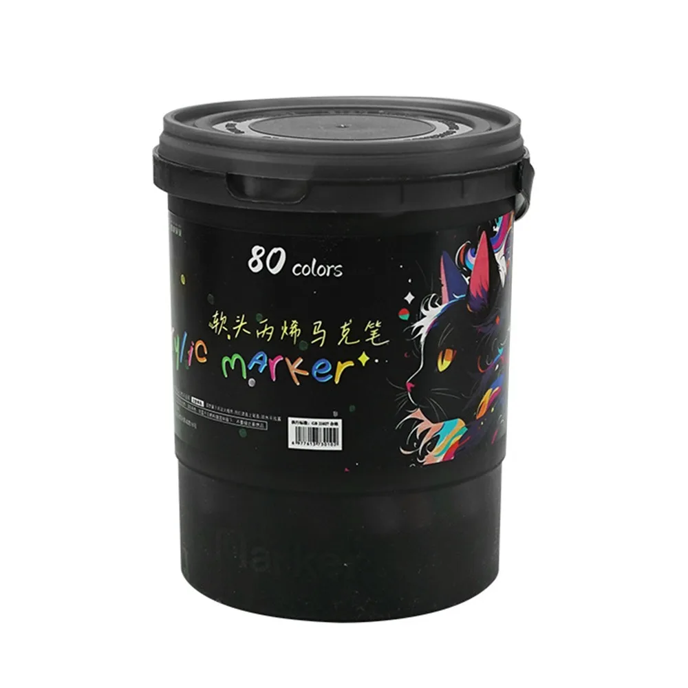 Soft Headed Acrylic Marker Pen Non-toxic Acrylic Paint Painting Pen Multiple Colors Watercolor Ink Soft Headed Marker