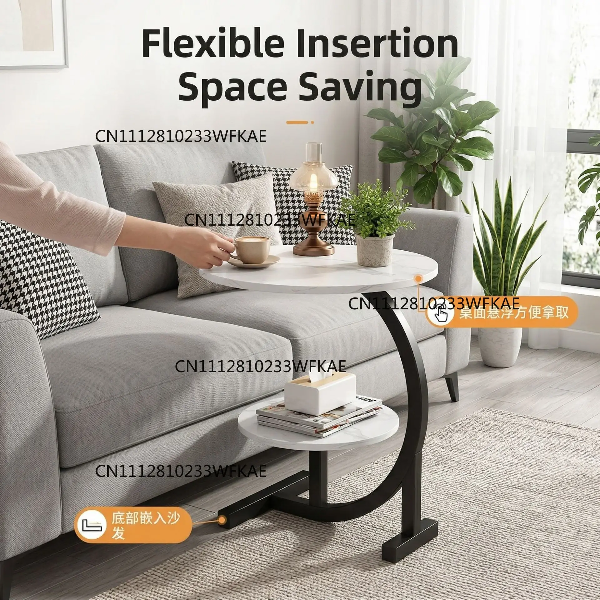 Overseas popular sofa side coffee table bedroom living room corner storage table bedside table